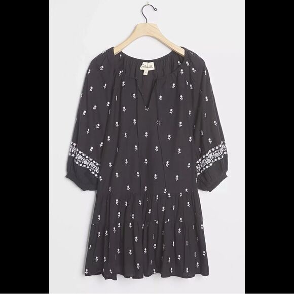 NWT ANTHROPOLOGIE CLEOBELLA SAHRA EMBROIDERED MINI DRESS - Picture 5 of 6